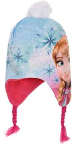 Disney Mädchen Frozen Peruanischen Winter Mütze Rosa-54 cm von Disney