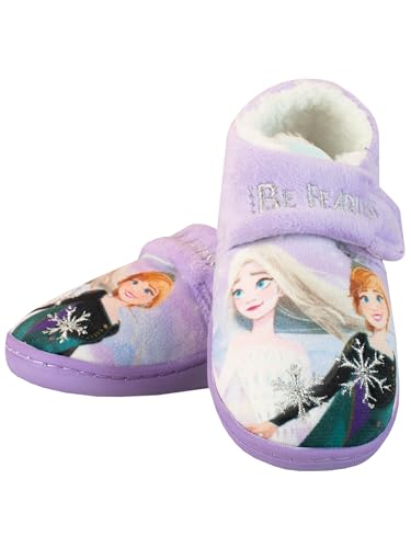 Disney Mädchen Hausschuhe Frozen Violett EU 30 (UK 12) von Disney