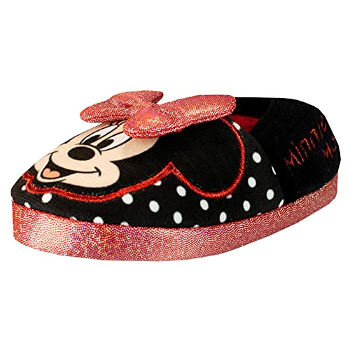 Disney Mädchen Hausschuhe Minnie Mouse Schwarz 28 von Disney