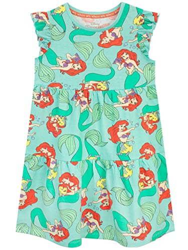 Disney Mädchen Kleid Die Kleine Meerjungfrau Arielle Blau 128 von Disney