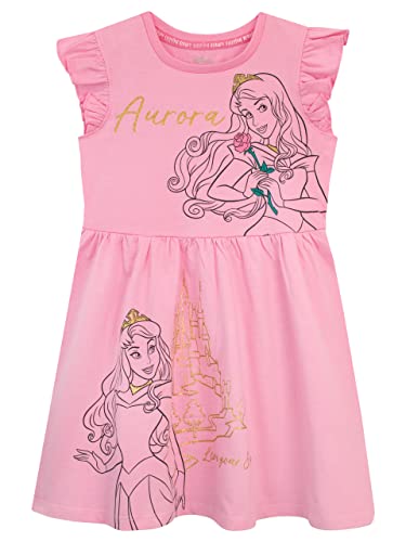 Disney Mädchen Kleid Sleeping Beauty Rosa 140 von Disney