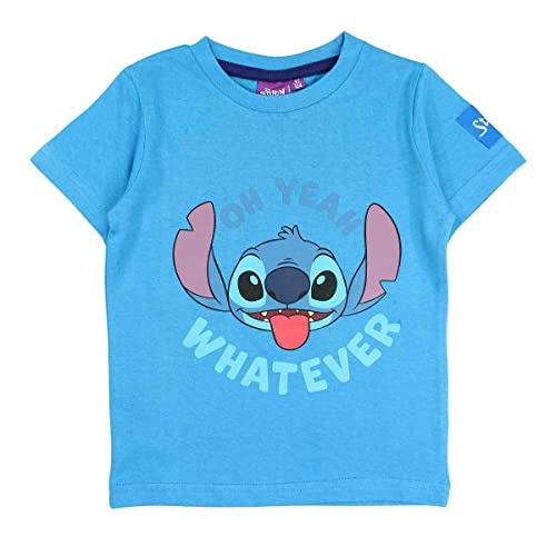 Disney Mädchen LIL23-0153 S1 t Shirt Damen, Blau, 8 Jahre von Disney