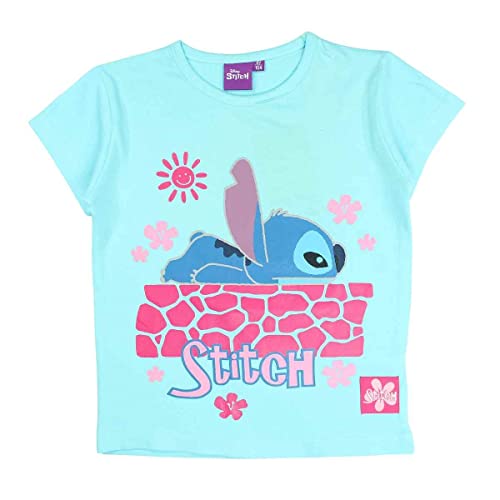 Disney Mädchen LIL23-0156 S1 t Shirt Damen, Blau, 4 Jahre von Disney