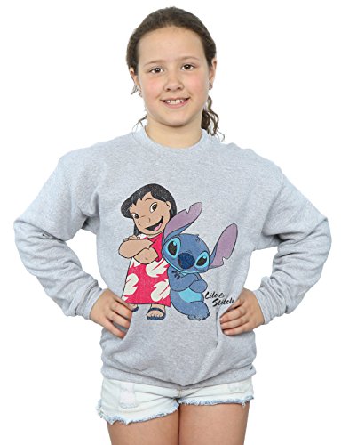 Disney Mädchen Lilo & Stitch Classic Lilo & Stitch Sweatshirt 9-11 Years Sport Grey Disney Mädchen Lilo & Stitch Classic Lilo & Stitch Sweatshirt 9-11 Years Sport Grey von Disney