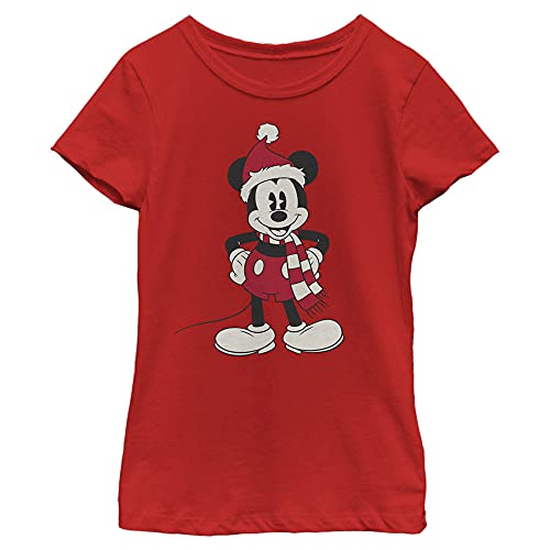 Disney Mädchen Mickey Hat T-Shirt, L von Disney