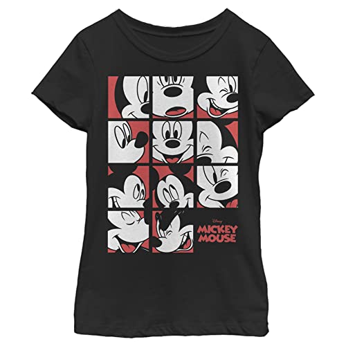 Disney Classics Mickey Classic - Mickey Mouse Expression Grid Kids Crew neck Black 116 von Disney