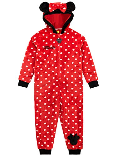Disney Mädchen Minnie Mouse Schlafanzug Rot 116 von Disney