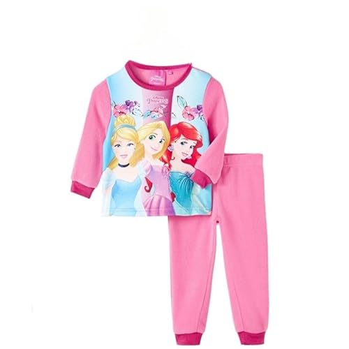 Disney Mädchen PRI23-1779 S2-2A Pyjama-Set, Rose, von Disney