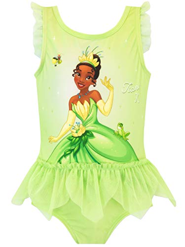 Disney Mädchen Prinzessin und der Frosch Badeanzug Grün 104 von Disney