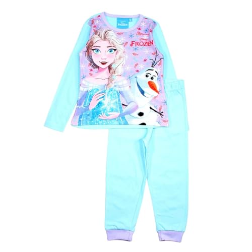 Disney Mädchen Pyjama Pyjamaset, blau, 3 Jahre von Disney