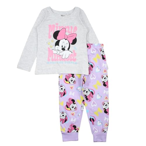 Disney Mädchen Pyjama Pyjamaset, grau, 5 Jahre von Disney