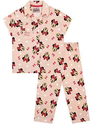 Disney Mädchen Schlafanzug Minnie Mouse Rosa 110 von Disney