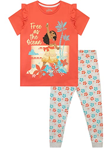 Disney Mädchen Schlafanzug Moana Mehrfarbig 110 von Disney