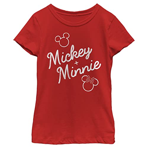 Disney Mickey Classic - Signed Together Kids Crew neck Red 140 von Disney