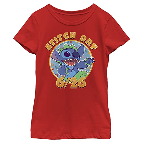 Disney Mädchen Stitch Day T-Shirt, S von Disney