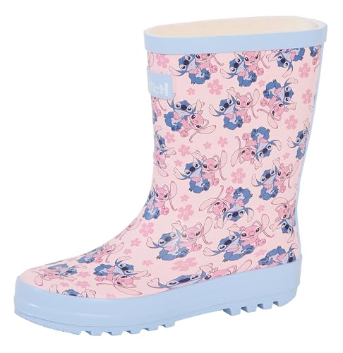 Disney Mädchen Stitch Gummistiefel Gummistiefel Brüste Kinder Teenager Erwachsene Stitch & Angel Regenschuhe Wellys von Disney