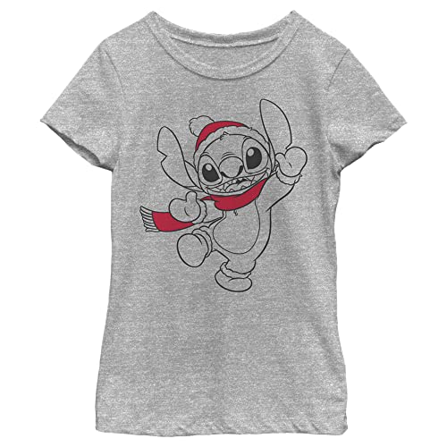 Disney Mädchen Stitch Holiday T-Shirt, M von Disney