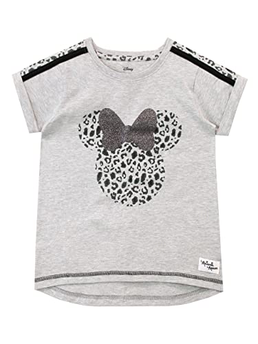 Disney Mädchen T-Shirt Minnie Mouse Grau 110 von Disney