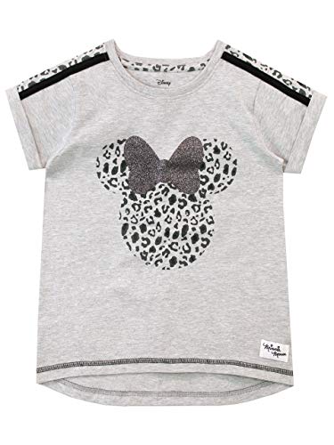 Disney Mädchen T-Shirt Minnie Mouse Grau 122 von Disney