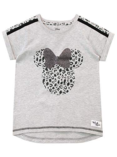 Disney Mädchen T-Shirt Minnie Mouse Grau 134 von Disney