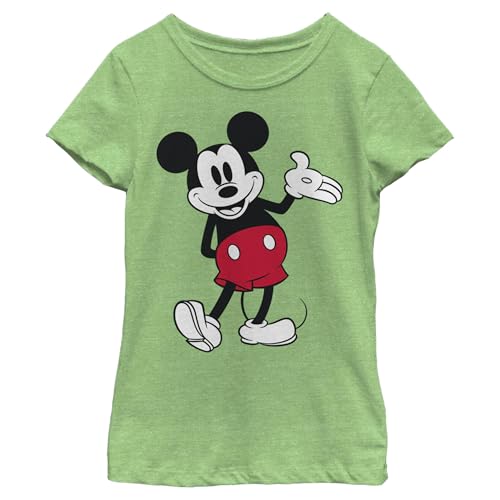 Disney Mädchen World Famous Mouse T-Shirt, S von Disney