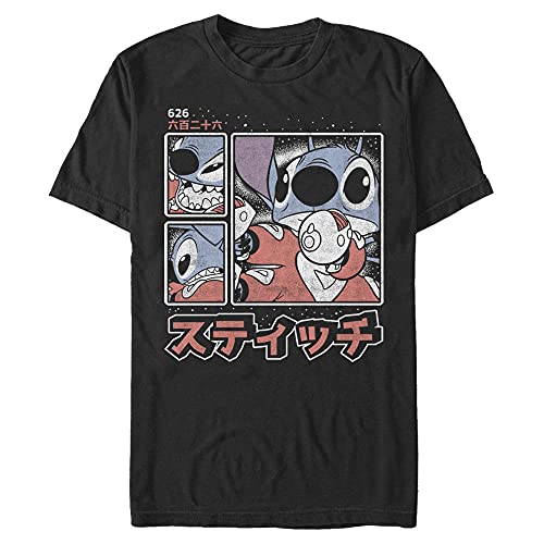 Disney Classics Lilo & Stitch - Stitch Kanji Men's Crew neck Black S von Disney