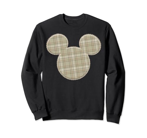 Disney Mickey And Friends Mickey Plaid Patch Sweatshirt von Disney