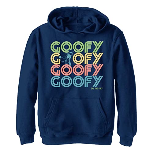 Disney Mickey Classic - Retro Stack Goofy YTH Hoodie Navy blue 5/6 von Disney