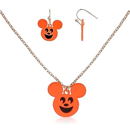 Disney Mickey-Halloween-Ohrringe, 0.5" x 18" x 0.5", Emaille, Kein edelstein von Disney