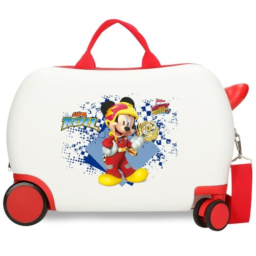 Disney Mickey Joy Kinder-Koffer Mehrfarbig 41x34x20 cms Hartschalen ABS Kombinationsschloss 25L 2,1Kgs 4 Räder Handgepäck von Disney