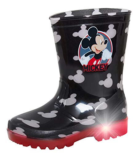 Disney Mickey Mouse Kinder-Gummistiefel, für Jungen, - Schwarz - Größe: 24 EU von Disney