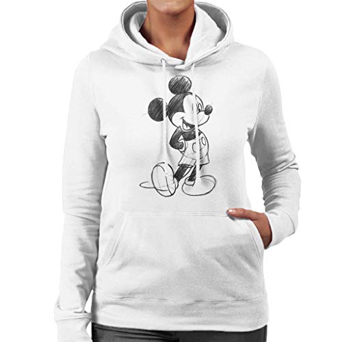 Disney Mickey Mouse Sketch Drawing Women's Hooded Sweatshirt von Disney