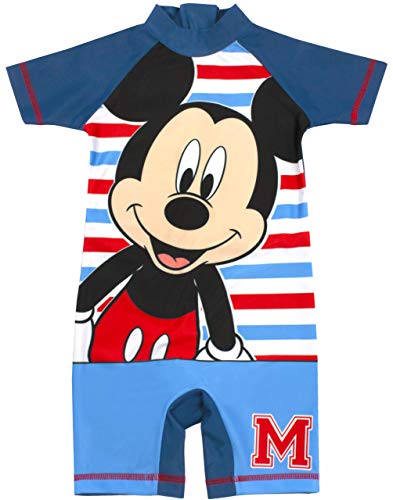 Disney Mickey Mouse Swimsuit Jungen | Kinder Surf Anzug Schwimmen Kostüm 12-18 Monate von Disney