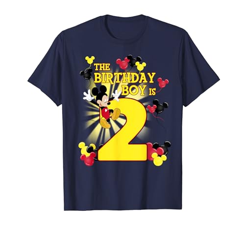 Disney Mickey & Friends 2 Year Old Birthday Boy T-Shirt von Disney