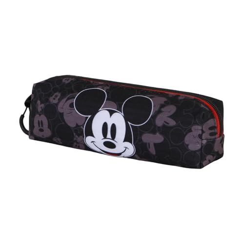Disney Micky Maus Year-Fan Quadrat Federmäppchen 2.2, Schwarz, 22 x 9 cm von Disney
