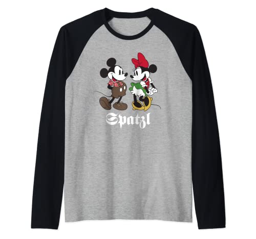 Disney Minnie Maus Dirndl Oktoberfest Raglan von Disney