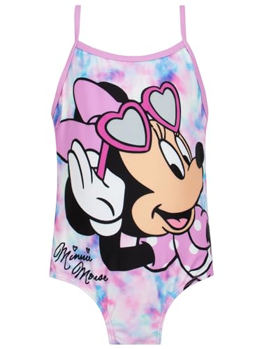 Disney Minnie Maus Schwimmkostüm | Mädchen Einteiliger Badeanzug | Kinder Schwimmanzug | Rosa | 104 von Disney