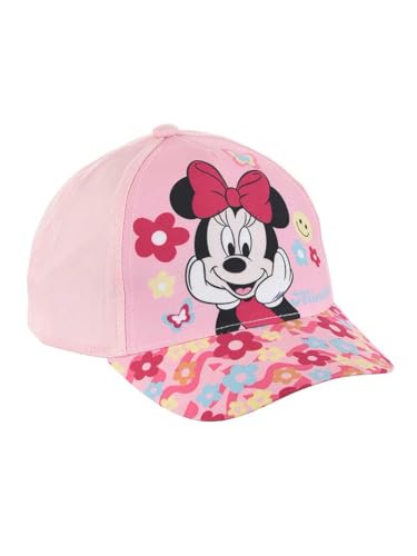 Disney Minnie Mouse Baseball Kappe für Mädchen, Hut Minnie Mouse Design Kinder Sommermütze, Geschenk für Mädchen | Rosa von Disney