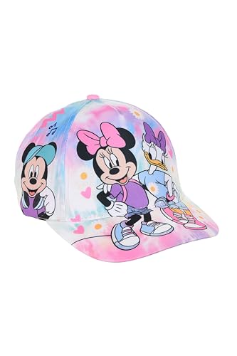 Disney Minnie Mouse Baseballkappe Mädchen, Mickey Mouse Daisy Donald y Pluto Design Sommer Mütze, Geschenk für Mädchen von Disney