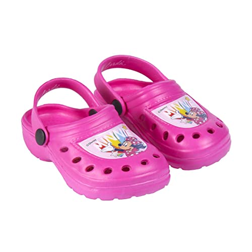 Disney Minnie Mouse Clogs für Mädchen, Sandalen Minnie Maus, Geschenk für Mädchen, Größen EU 24 bis 31 (Fuchsie, eu_footwear_size_system, toddler, women, numeric_range, medium, numeric_30, numeric_31) von Disney