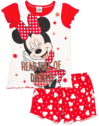 Disney Minnie Mouse Pyjamas Mädchen T-Shirt & Shorts Pyjama PJ Set 3-4 Jahre von Disney