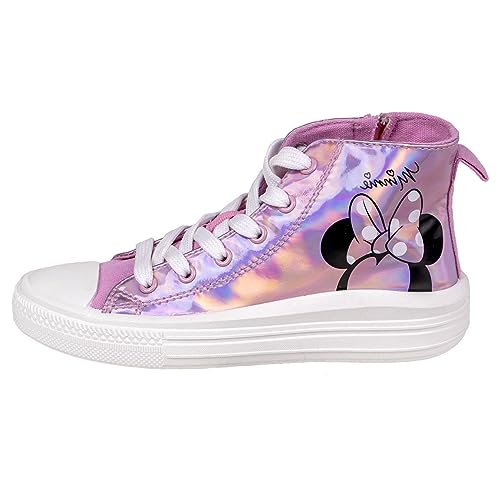 Disney Minnie Mouse High Top Sneakers Sneaker, Rosa, 32 EU von Disney