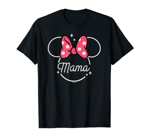 Disney Minnie Mouse Mama Head Icon Magic Mother’s Day T-Shirt von Disney