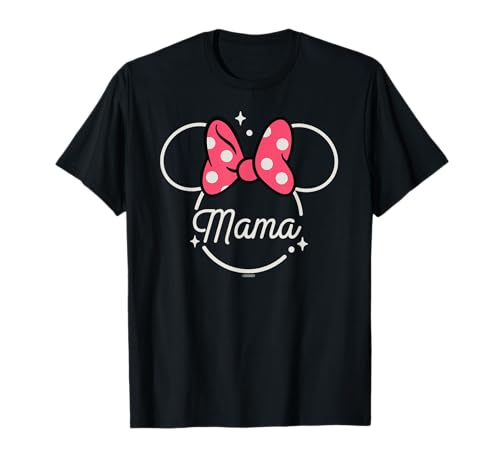 Disney Minnie Mouse Mama Head Icon Magic Mother’s Day T-Shirt von Disney