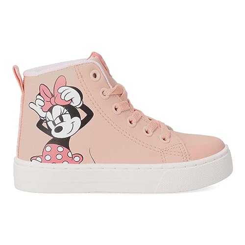 Disney Minnie Mouse Schuhe für Mädchen, Klassische Sportschuhe für Mädchen, High-Top-Sneaker Minnie Maus, Mädchen Geschenk, Größe EU 30 von Disney