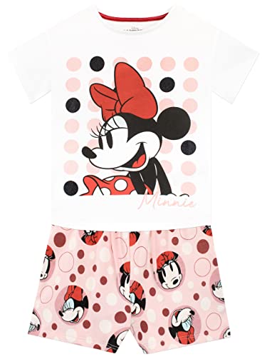 Disney Minnie Mouse T-Shirt und Shorts Outfit Set für Kinder Mehrfarbig 122 von Disney