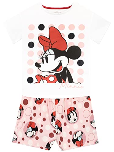 Disney Minnie Mouse T-Shirt und Shorts Outfit Set für Kinder Mehrfarbig 140 von Disney