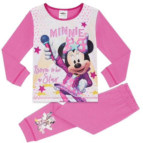 Disney Minnie Mouse langes Pyjama-Set für Mädchen - 4-5 Jahre: 110cm von Disney