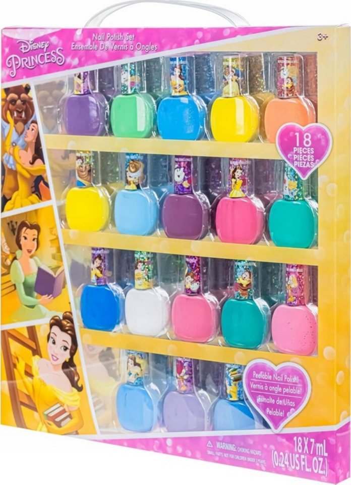 Disney Nagellack Disney Princess Nagellack-Set für Mädchen - 18 Stück, 18-tlg. von Disney
