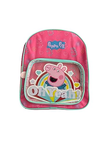 Disney Peppa Pig Rucksack, Rucksack für Kinder Rucksack für Kinder, Kinderrucksack Peppa Pig Peppa Wutz Rucksack, Rucksack für Kinder Schule Reisetasche Kindergarten von Disney